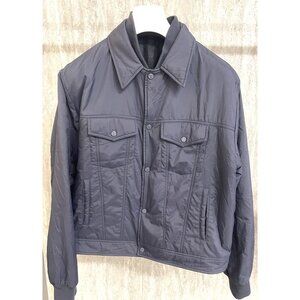 Louis Vuitton Mens Navy Quilted Jacket Size 52